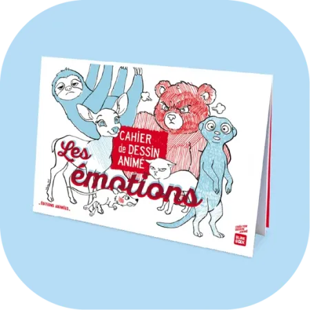 Cahier de dessins animés Les Emotions - Blink Book