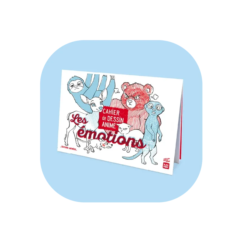 Cahier de dessins animés Les Emotions - Blink Book