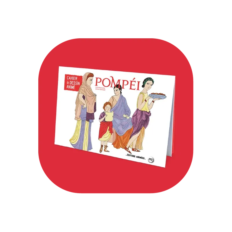 POMPÉI 8 animations format A4 - Blink Book