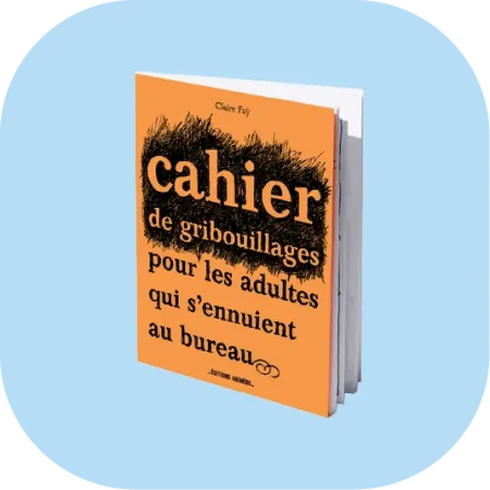 CAHIER DE GRIBOUILLAGE POUR LES ADULTES qui s'ennuient au bureau - Blink Book