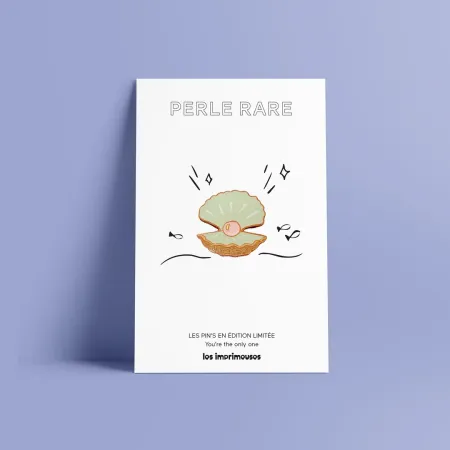 Pin’s Perle rare - Coquille Saint-Jacques - Les Imprimeuses