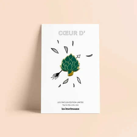 Pin's Cœur d’Artichaut - Les Imprimeuses