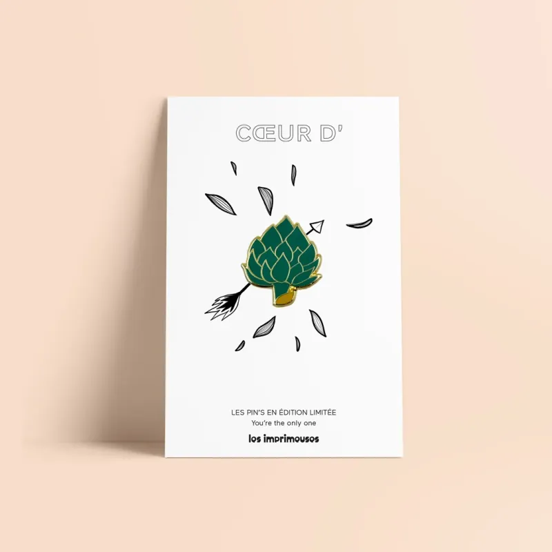 Pin's Cœur d’Artichaut - Les Imprimeuses