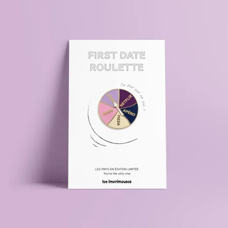 Pin’s Roulette - First Date - Parme - Les Imprimeuses