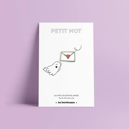 Pin's Lettre - Petit mot - Les Imprimeuses