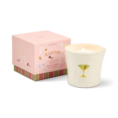 Bougie - Bistro 226g Martini Ceramic Candle - Lemon & Violet - Paddywax