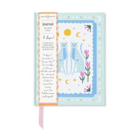 Carnet A5 A Dopo Journal - Blue Cheetahs - Paddywax