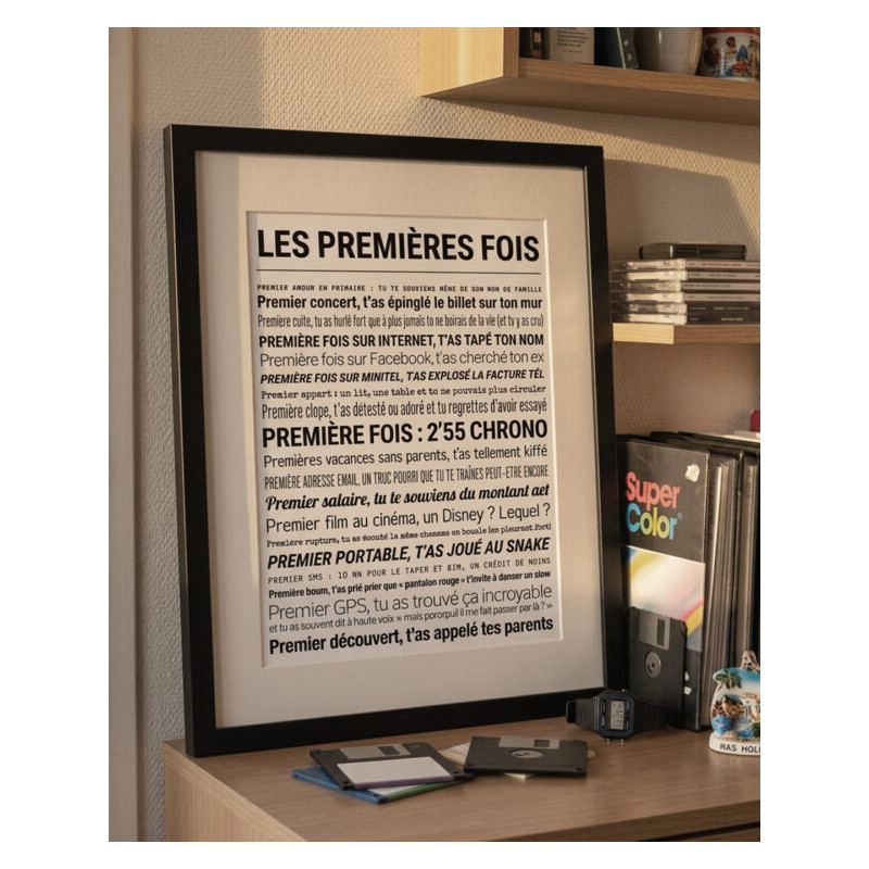 Affiche - Les premières fois - Affiche seule - Tout est dit